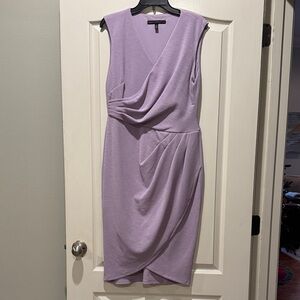 White House Black Market Lavender Midi Dress